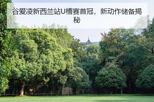 谷爱凌新西兰站U槽赛首冠，新动作储备揭秘